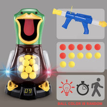 Load image into Gallery viewer, Hungry Shooting Duck Toy Air-powered Gun With Soft Bullet Ball
