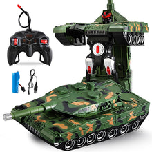 Load image into Gallery viewer, Transformers RC Battle Tank Electric Transformation Tank Robot
