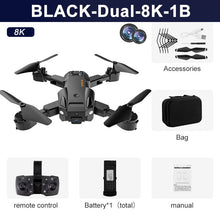 Load image into Gallery viewer, New Q6 8K HD Dual Camera GPS Professional Drone
