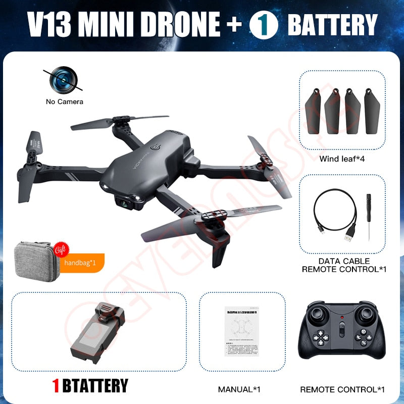 New 2022 V13 Mini Drone Wide Angle HD 4K Dual Camera