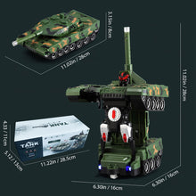 Load image into Gallery viewer, Transformers RC Battle Tank Electric Transformation Tank Robot
