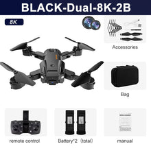 Load image into Gallery viewer, New Q6 8K HD Dual Camera GPS Professional Drone
