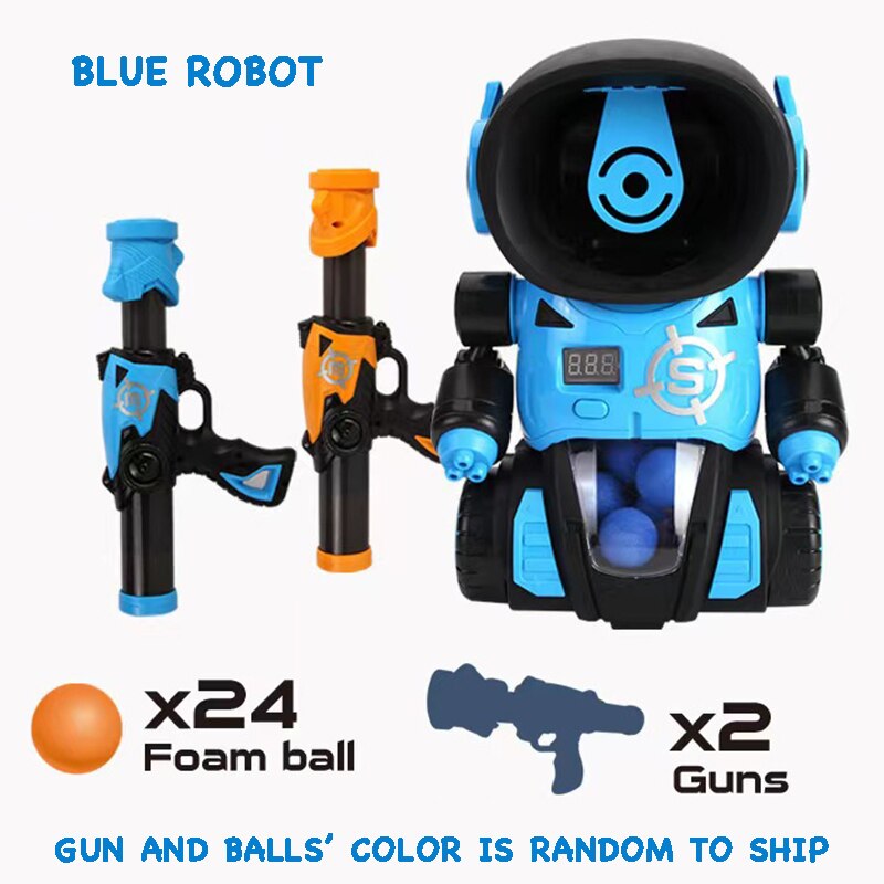 Space Robot Air-Powered Shooting Gun With Soft Bullet Ball