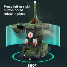 Load image into Gallery viewer, Transformers RC Battle Tank Electric Transformation Tank Robot
