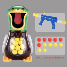 Load image into Gallery viewer, Hungry Shooting Duck Toy Air-powered Gun With Soft Bullet Ball
