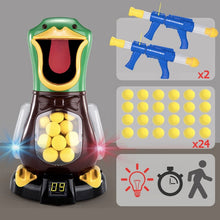 Load image into Gallery viewer, Hungry Shooting Duck Toy Air-powered Gun With Soft Bullet Ball
