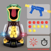 Load image into Gallery viewer, Hungry Shooting Duck Toy Air-powered Gun With Soft Bullet Ball
