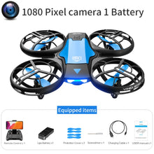 Load image into Gallery viewer, NEW V8 Mini Drone 4K 1080P HD Camera WiFi Fpv Air Pressure Altitude Hold Black Quadcopter RC Drone Toy
