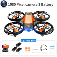 Load image into Gallery viewer, NEW V8 Mini Drone 4K 1080P HD Camera WiFi Fpv Air Pressure Altitude Hold Black Quadcopter RC Drone Toy
