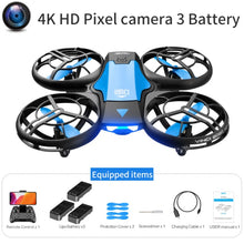 Load image into Gallery viewer, NEW V8 Mini Drone 4K 1080P HD Camera WiFi Fpv Air Pressure Altitude Hold Black Quadcopter RC Drone Toy
