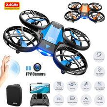 Load image into Gallery viewer, NEW V8 Mini Drone 4K 1080P HD Camera WiFi Fpv Air Pressure Altitude Hold Black Quadcopter RC Drone Toy
